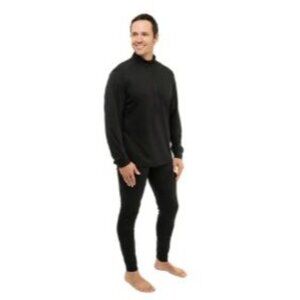 Hot Chillys Mens Peachskins Solid Zip-T‎ Lightweight Relaxed Fit Base Layer